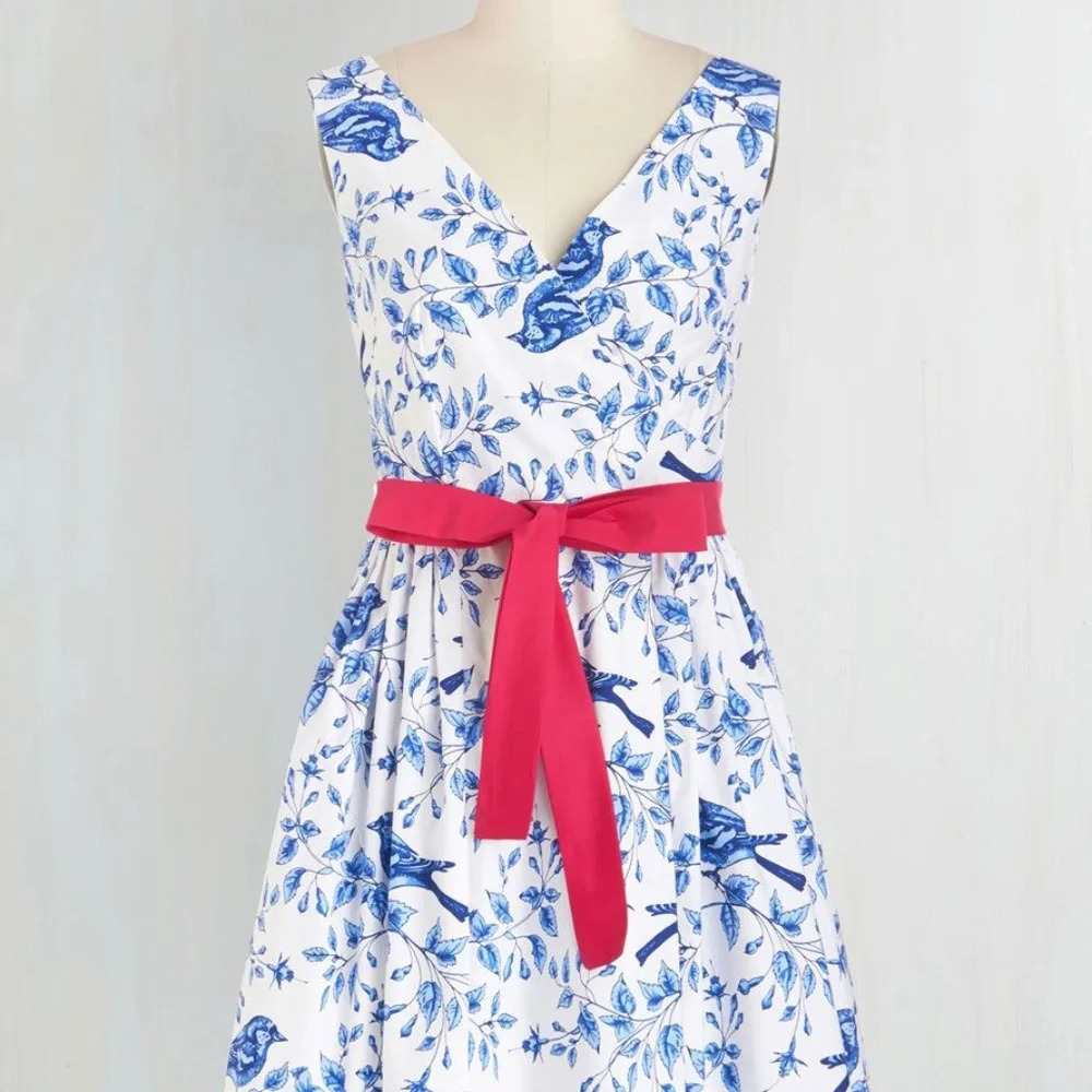 Modcloth "Key of Chic" in Birdsong NWOT